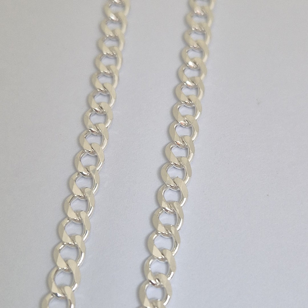 CADENA TEJIDO BARBADO PLATA .925 60 CM 12.7 GR (NUEVO)
