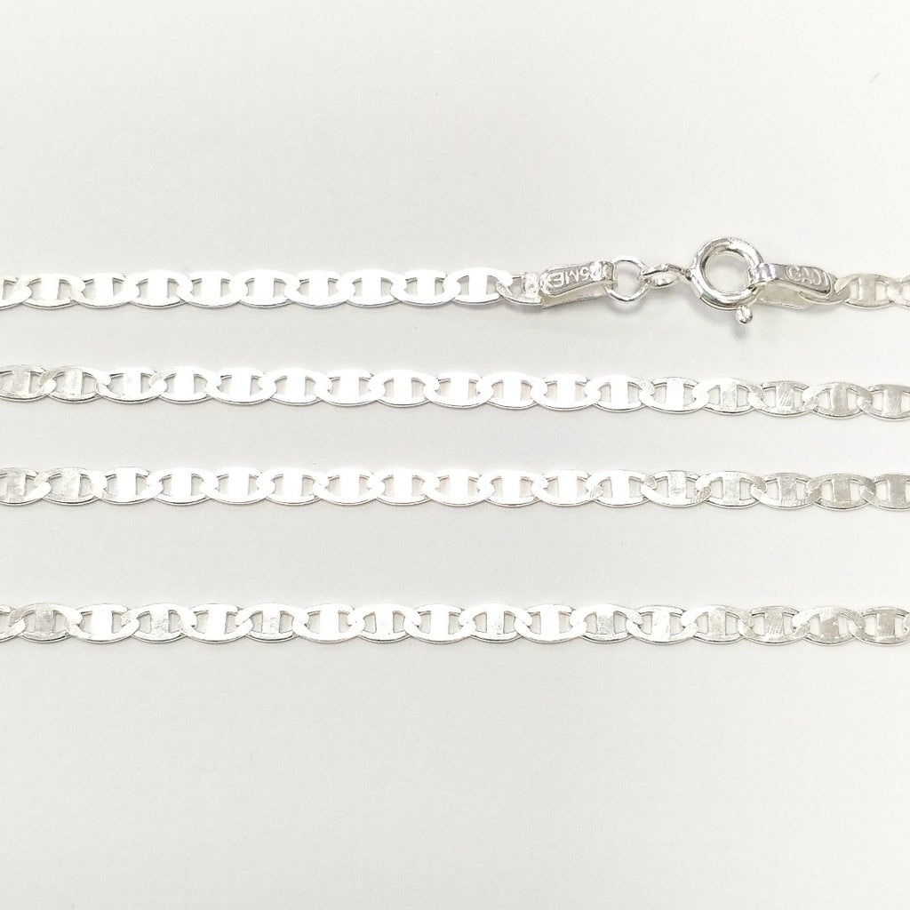 CADENA TEJIDO ESPEJO PLATA .925 60 CM 4.3 GR (NUEVO)