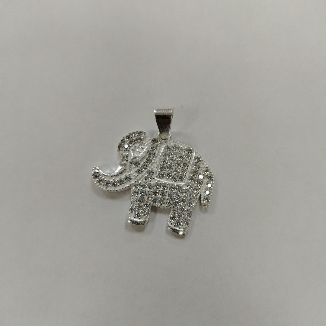 DIJE ELEFANTE C/CIRCONIAS PLATA .925 5.2 GR (NUEVO)