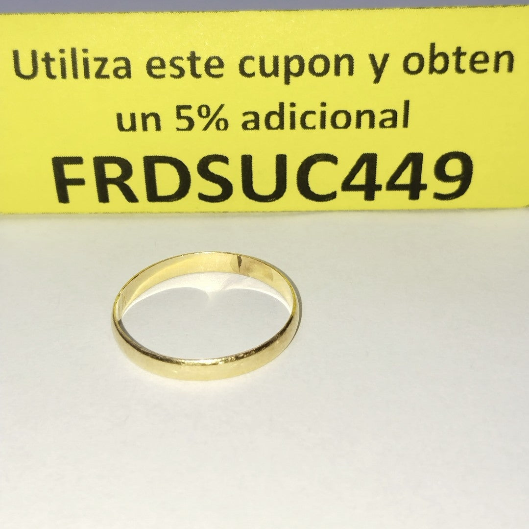 ARGOLLA ORO 14 K 1,80 GRMS (SEMINUEVO)