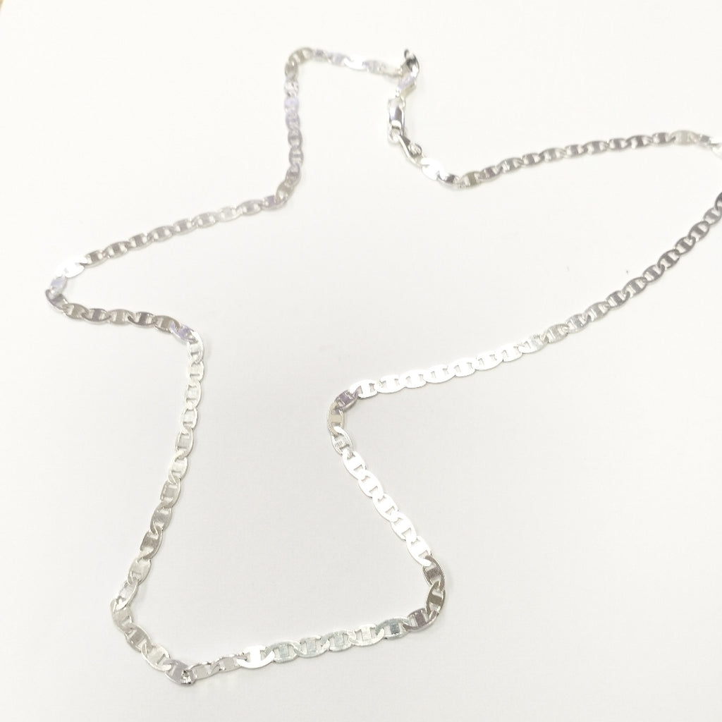 CADENA TEJIDO GUCHI PLATA .925 55 CM 8.3 GR (NUEVO)