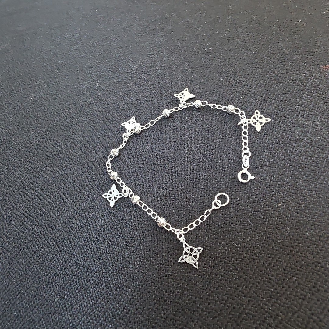 PULSERA TEJIDO ESPECIAL PLATA .925 18 CM 3.3 GR (NUEVO)