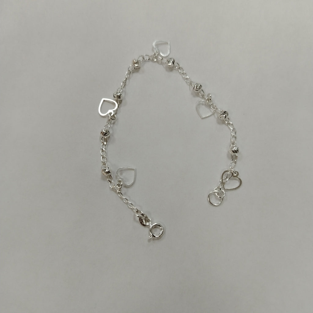 PULSERA TEJIDO ESPECIAL PLATA .925 18 CM 2.6 GR (NUEVO)