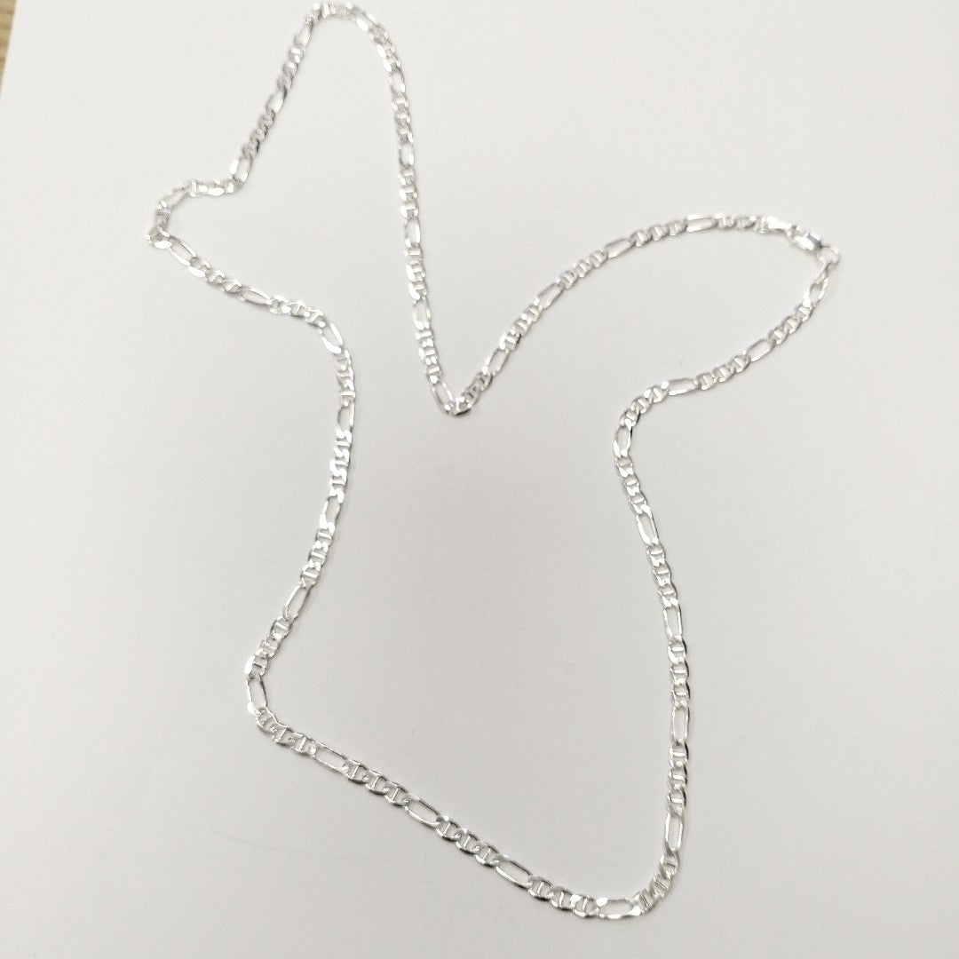 CADENA TEJIDO 3X1 PLATA .925 60 CM 8.3 GR (NUEVO)