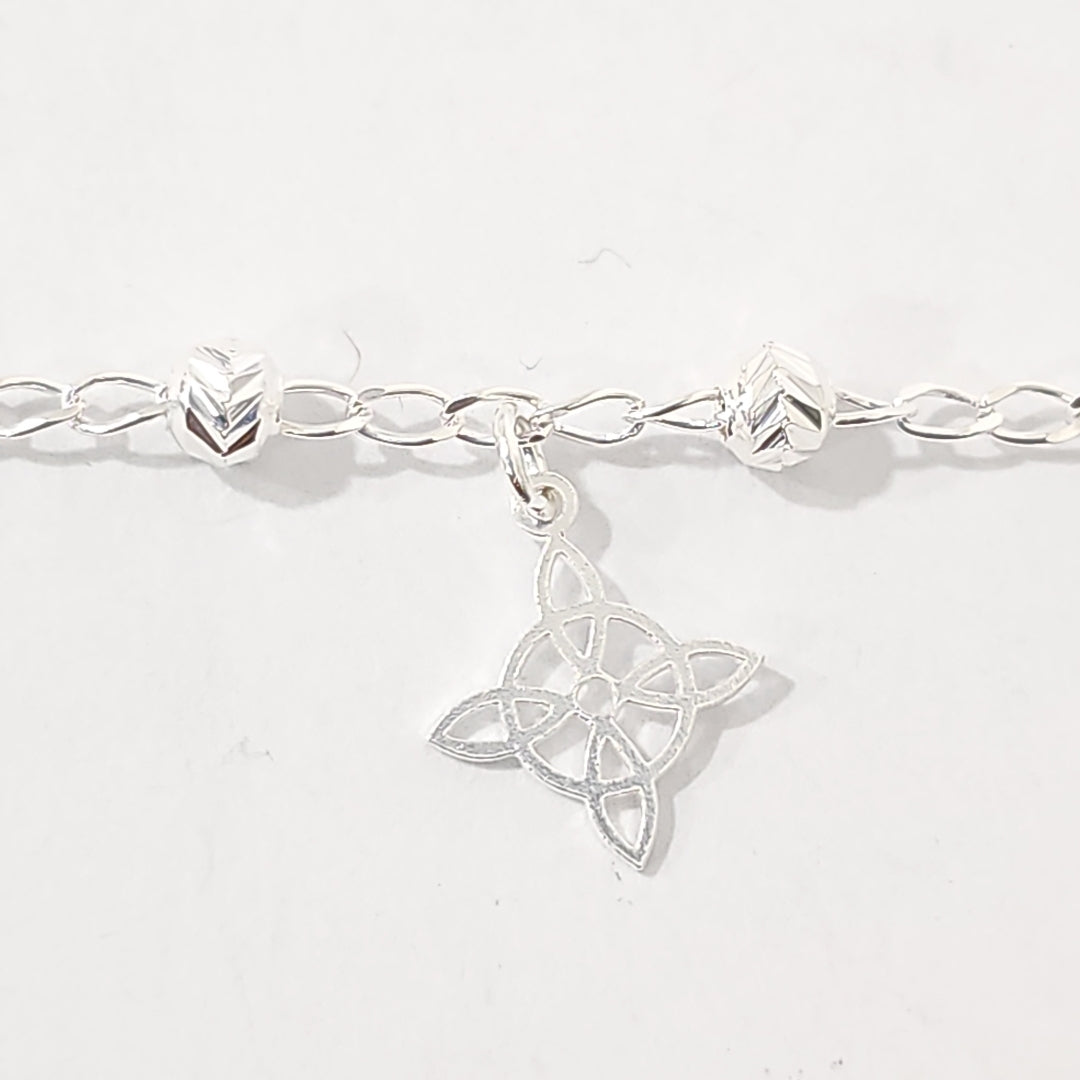 PULSERA TEJIDO ESPECIAL PLATA .925 18 CM 3.1 GR (NUEVO)