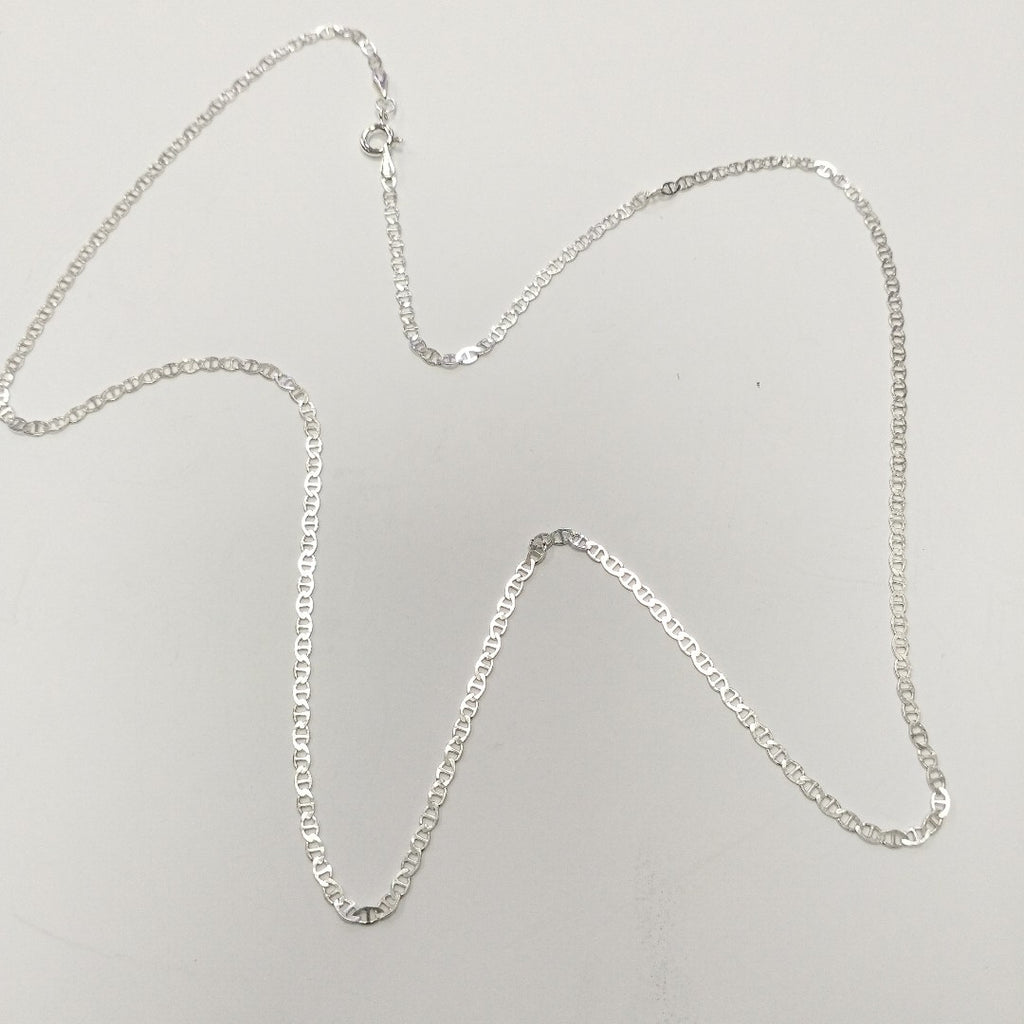 CADENA TEJIDO GUCHI PLATA .925 60 CM 3.8 GR (NUEVO)