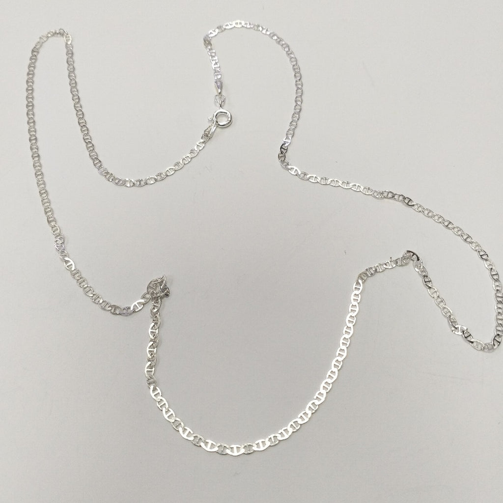 CADENA TEJIDO GUCHI PLATA .925 60 CM 3.7 GR (NUEVO)