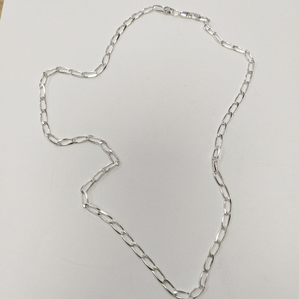 CADENA TEJIDO ESLABONES PLATA .925 55 CM 10 GR (NUEVO)