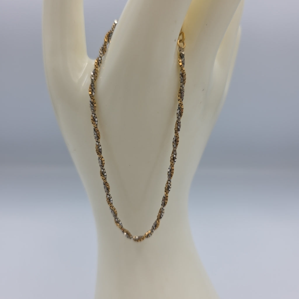 PULSERA ORO, ORO BLANCO 18 K 4.2 GRMS (SEMINUEVO)