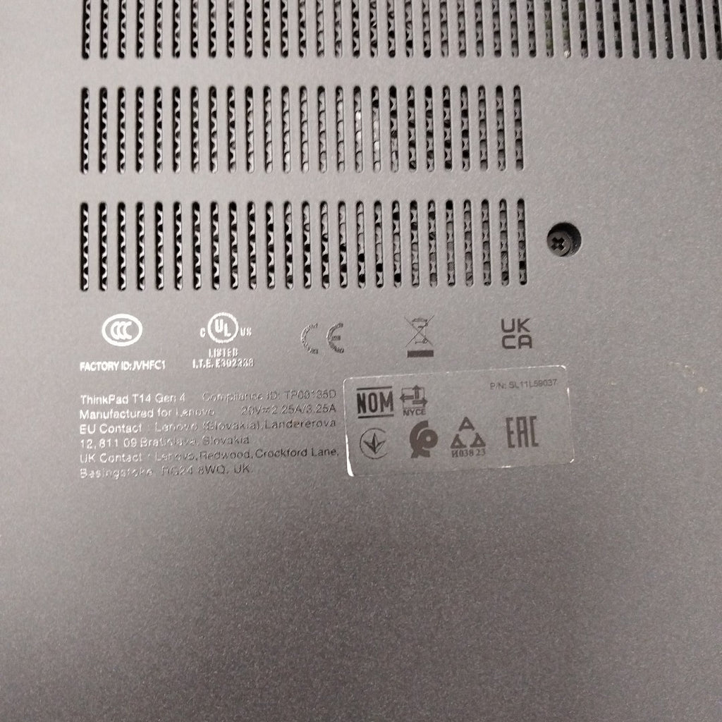 LAPTOP LENOVO THINKPAD T14 GEN 4 (2024) 512 GB SSD 16 GB RAM (SEMINUEVO)