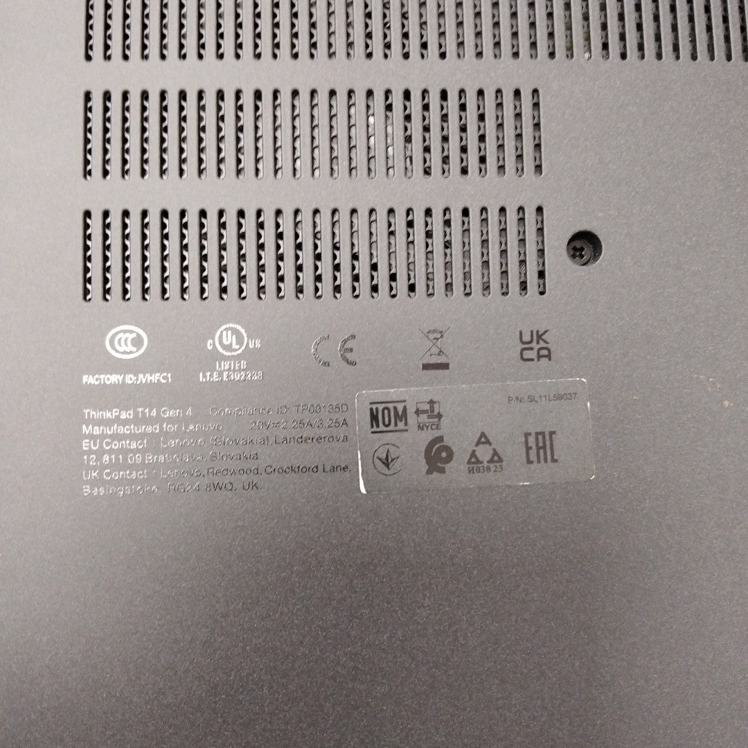 LAPTOP LENOVO THINKPAD T14 GEN 4 (2024) 512 GB SSD 16 GB RAM (SEMINUEVO)