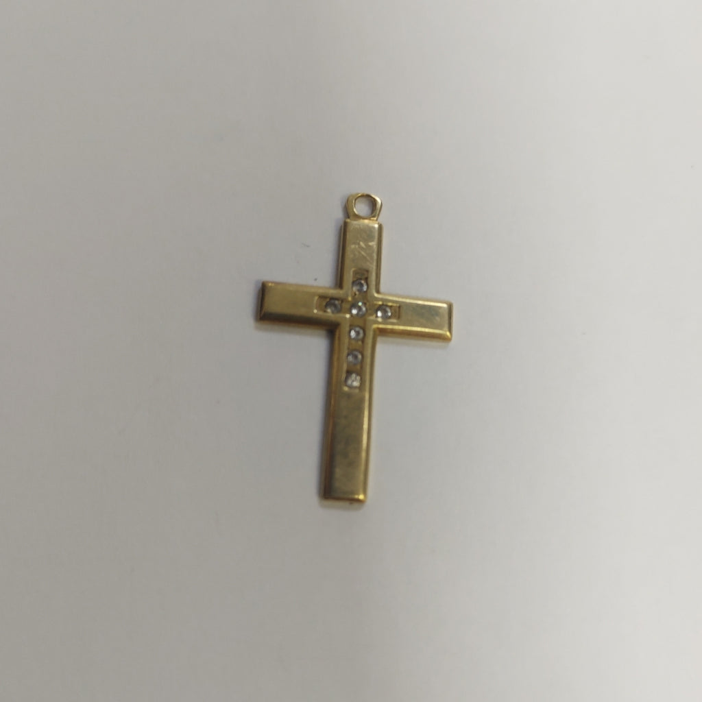 CRUZ, DIJE ORO 14 K 2.8 GRMS (SEMINUEVO)
