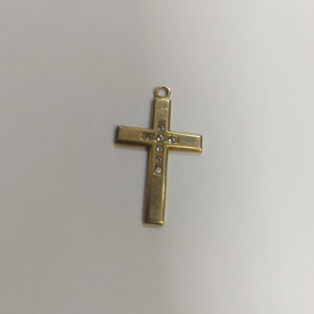 CRUZ, DIJE ORO 14 K 2.8 GRMS (SEMINUEVO)