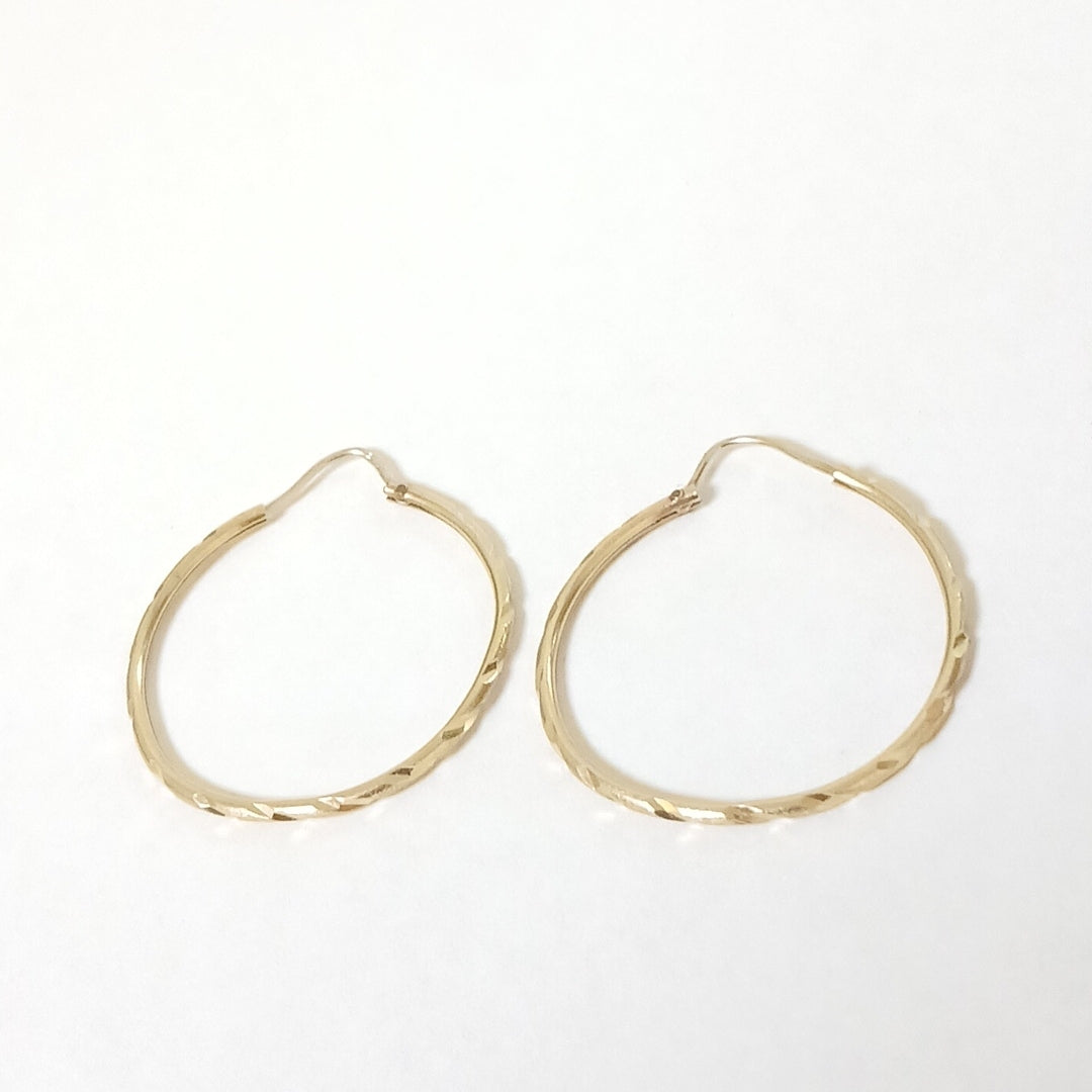 ARRACADAS PAR ORO 14 K 2,20 GRMS (SEMINUEVO)
