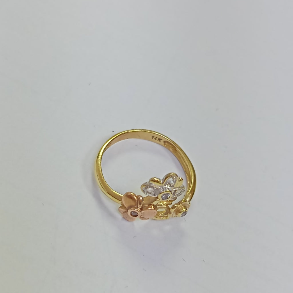 ANILLITO ORO,RODIADO 14 K 2,60 GRMS (SEMINUEVO)