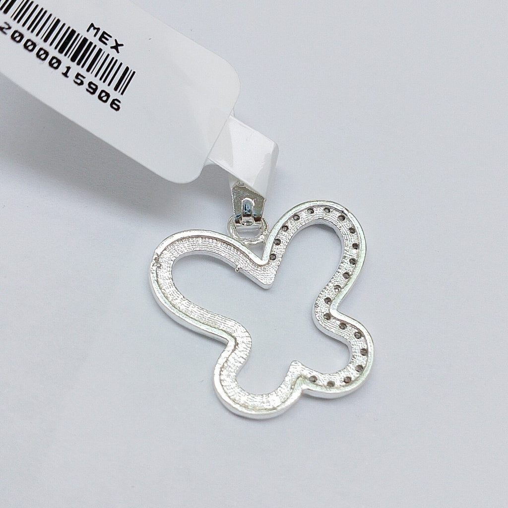DIJE MARIPOSA C/CIRCONIAS PLATA .925 2.4 GR (NUEVO)