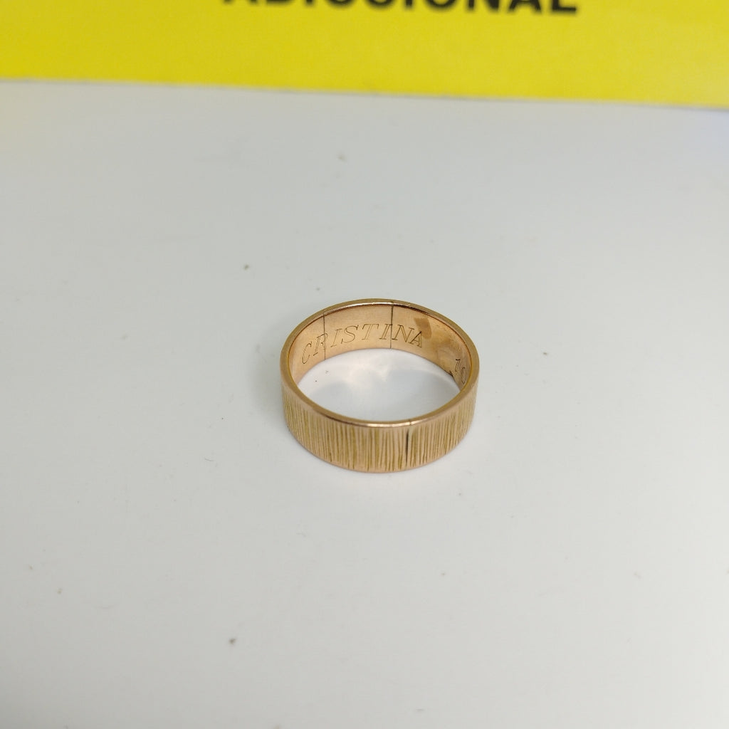 ARGOLLA ORO 10 K 6.1 GRMS (SEMINUEVO)