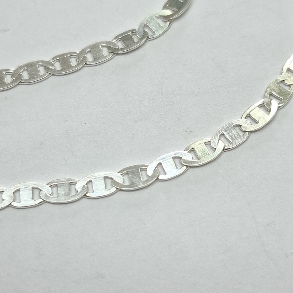 CADENA TEJIDO GUCHI PLATA .925 55 CM 8.7 GR (NUEVO)