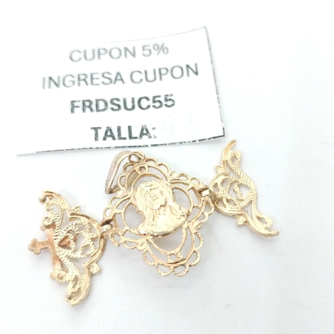 MEDALLA RELIGIOSA ORO 14 K 2,40 GRMS (SEMINUEVO)