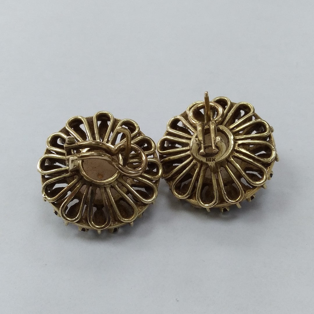ARETES PAR ORO 14 K 19,20 GRMS (SEMINUEVO)