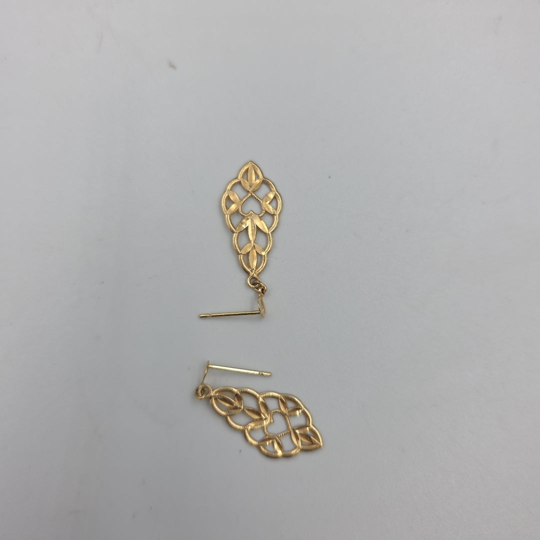 ARETES PAR ORO 14 K 0,90 GRMS (SEMINUEVO)