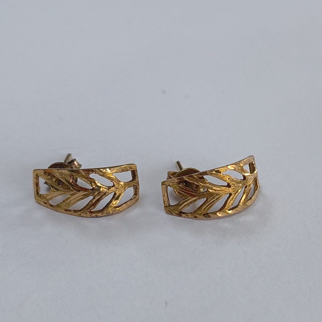 ARETES PAR ORO 10 K 1.2 GRMS (SEMINUEVO)