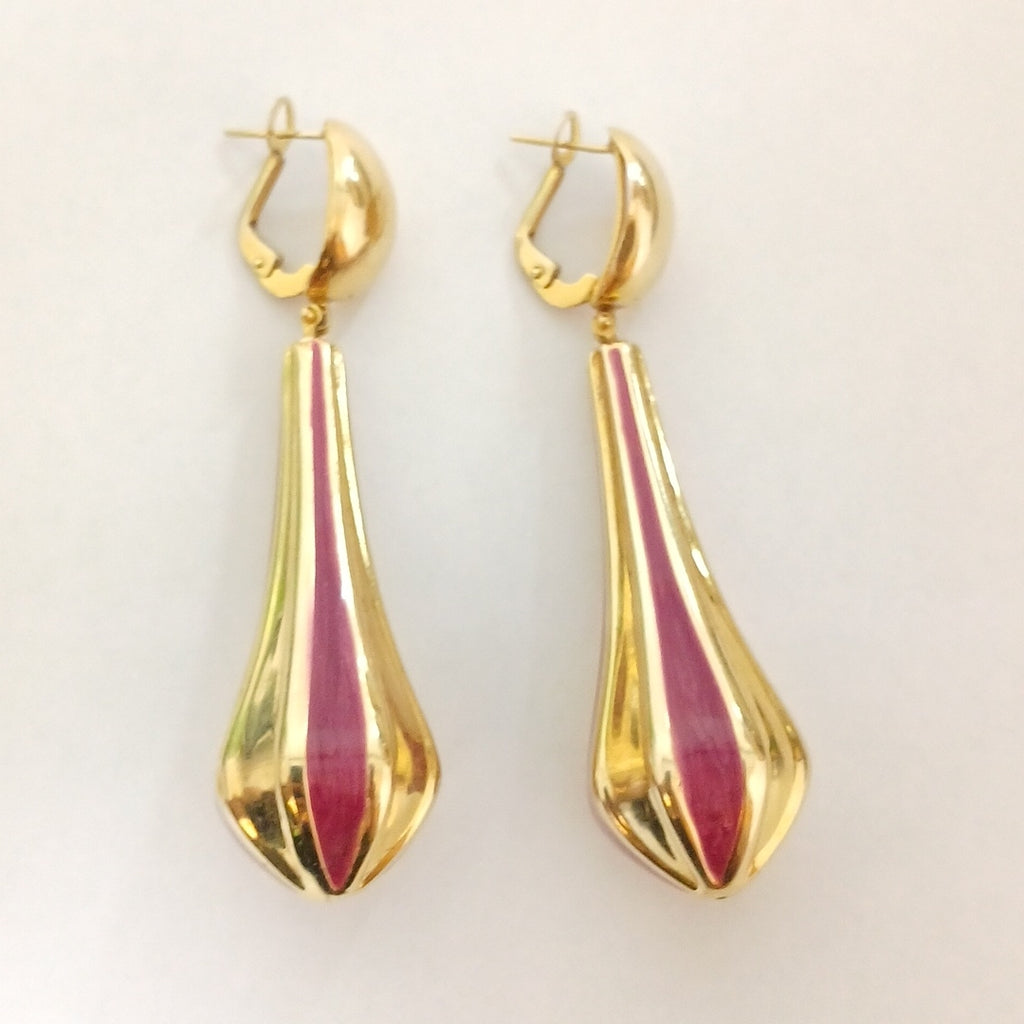 ARETES PAR ORO 14 K 15,60 GRMS (SEMINUEVO)
