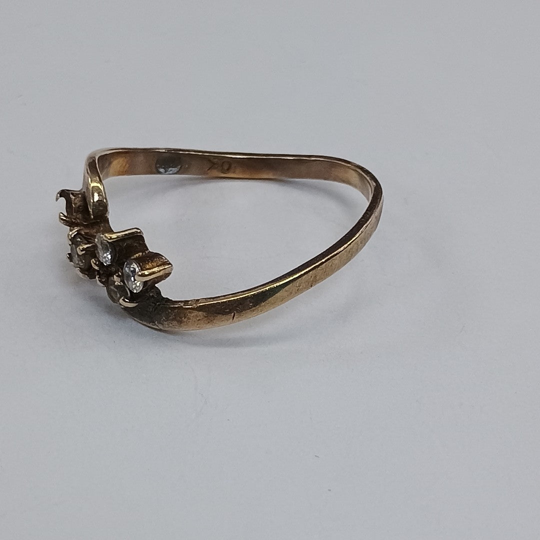 ANILLO ORO 10 K 1.6 GRMS (SEMINUEVO)