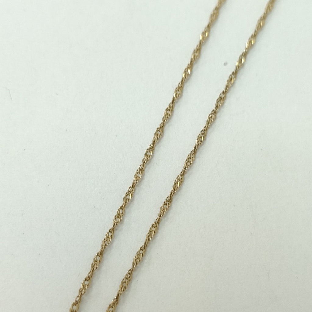 CADENA, DIJE ORO 14 K 1.4 GRMS (SEMINUEVO)