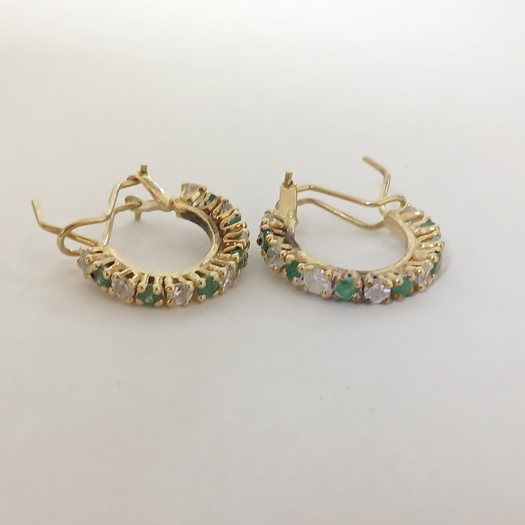ARETES PAR ORO 14 K 3,20 GRMS (SEMINUEVO)