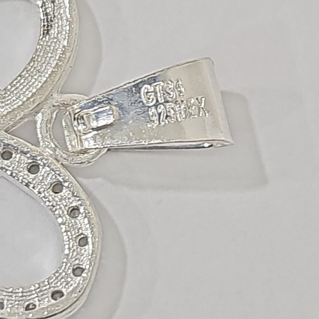 DIJE MARIPOSA C/CIRCONIAS PLATA .925 2.4 GR (NUEVO)