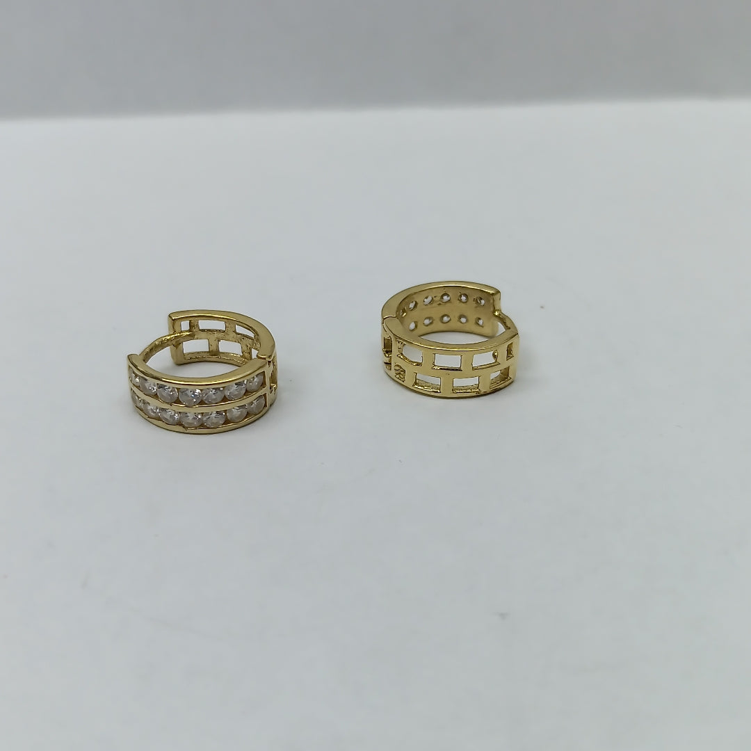 ARRACADAS PAR ORO 14 K 3 GRMS (SEMINUEVO)