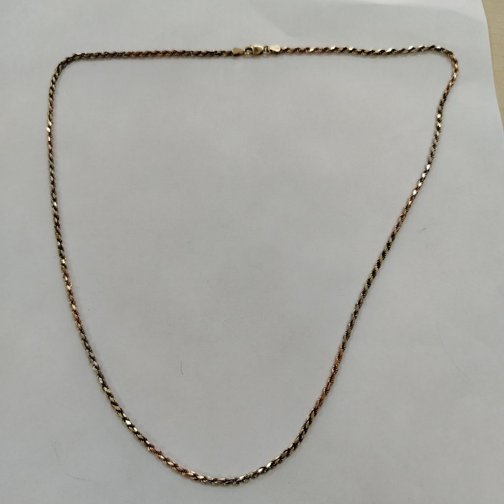 CADENA ORO COMBINADO 14 K 13.7 GRMS (SEMINUEVO)