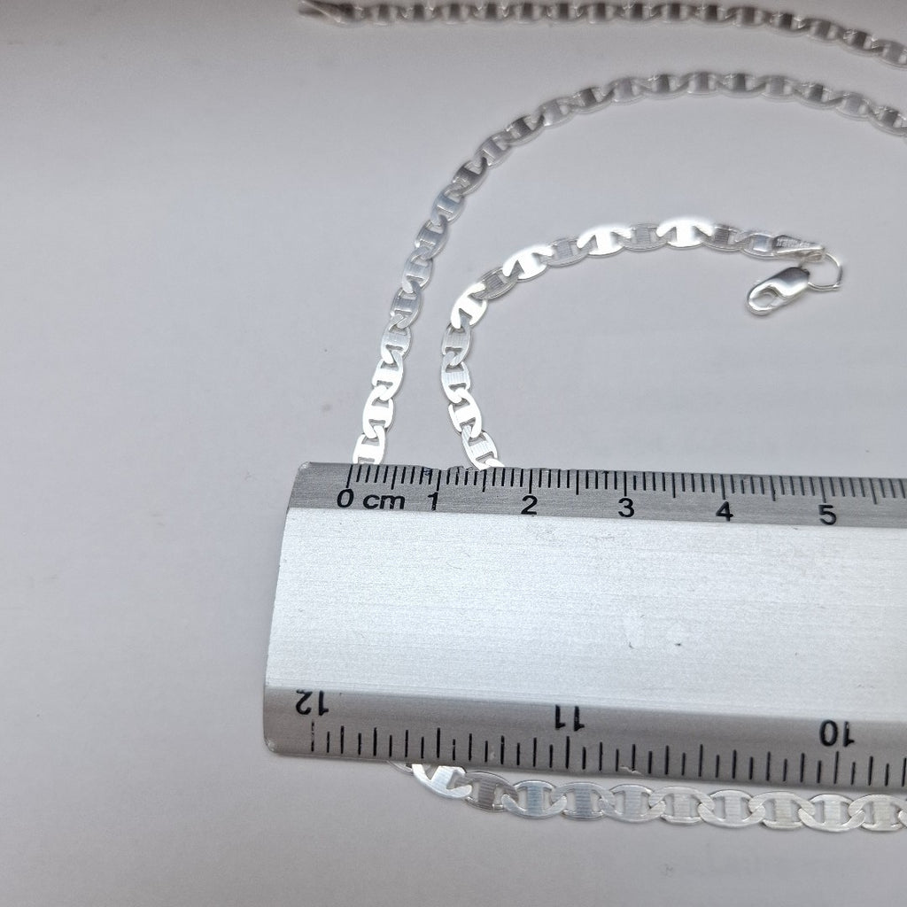 CADENA TEJIDO GUCHI PLATA .925 60 CM 9.6 GR (NUEVO)