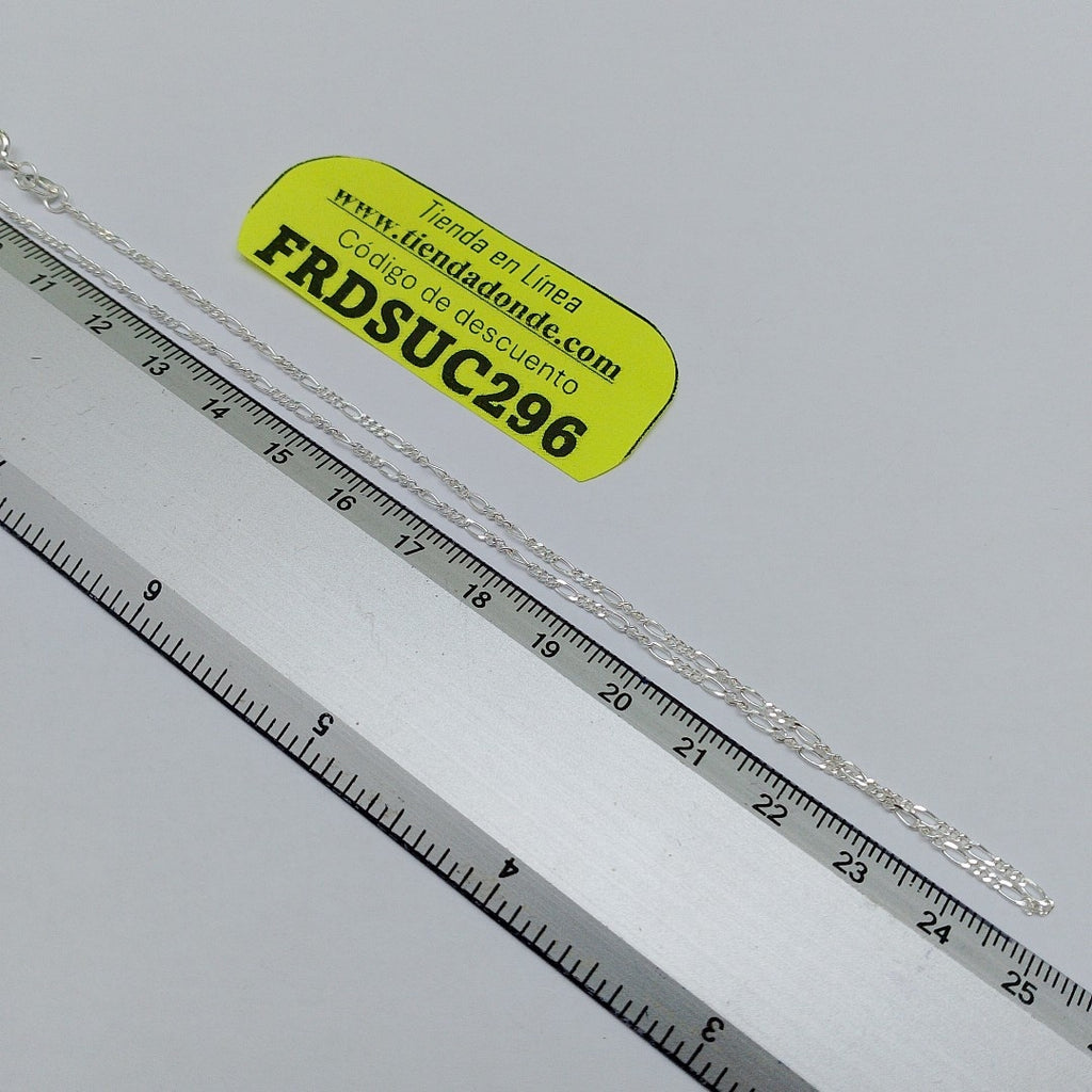 CADENA TEJIDO 3X1 PLATA .925 50 CM 2.1 GR (NUEVO)