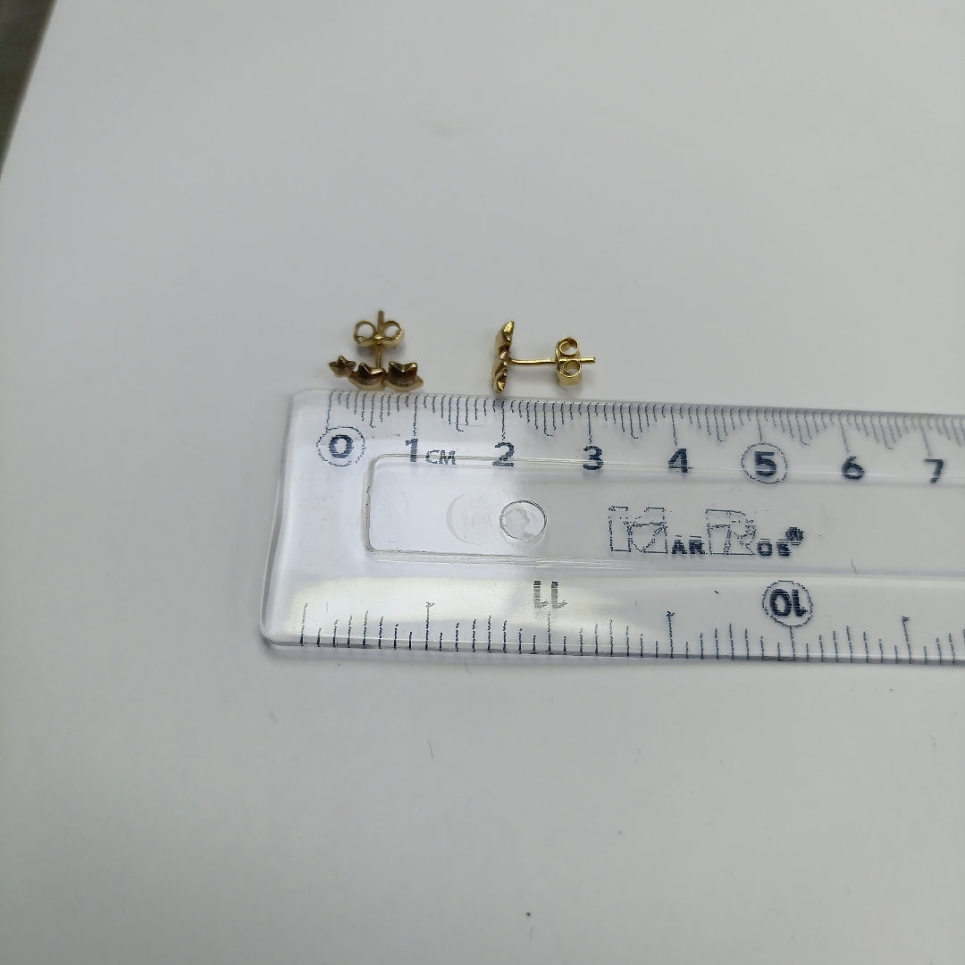ARETES PAR ORO 14 K 1.1 GRMS (SEMINUEVO)