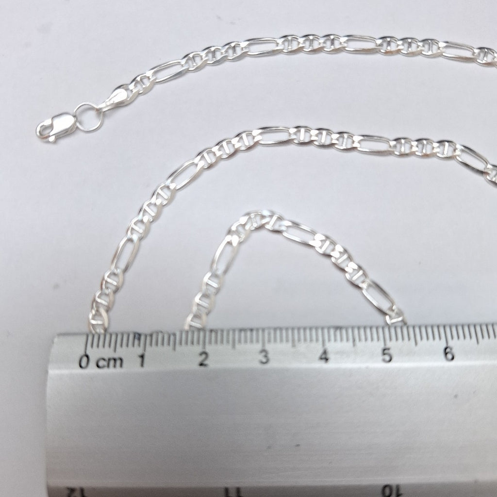 CADENA TEJIDO 3X1 PLATA .925 60 CM 8.1 GR (NUEVO)