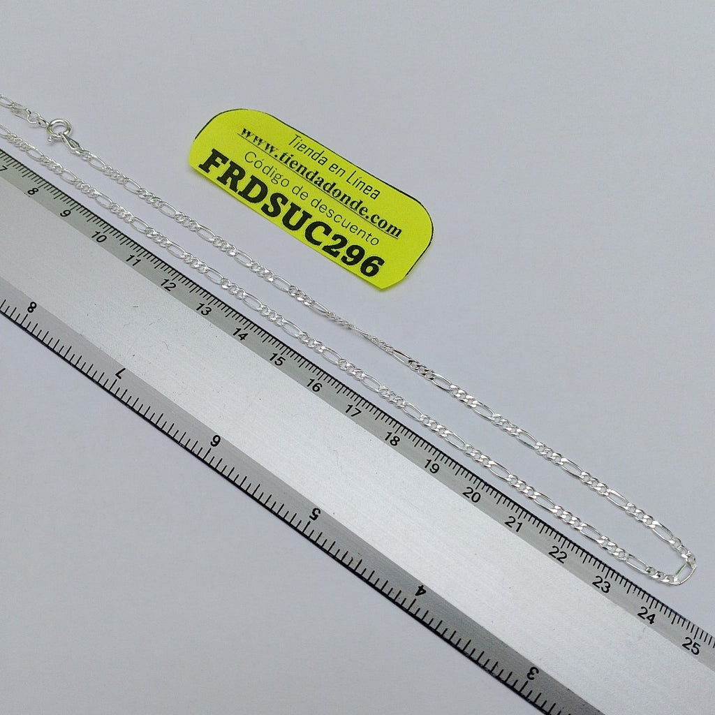 CADENA TEJIDO 3X1 PLATA .925 50 CM 4.2 GR (NUEVO)