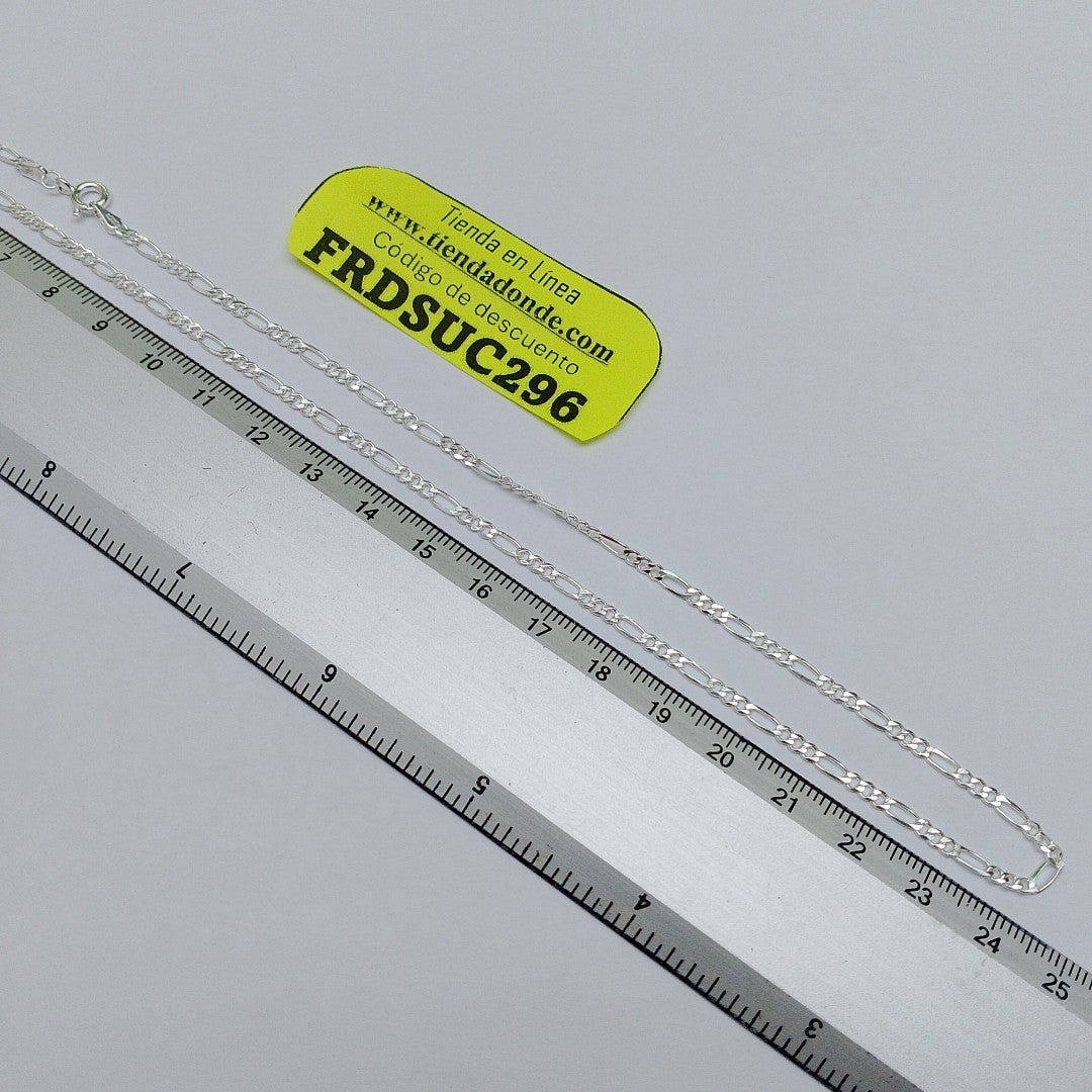 CADENA TEJIDO 3X1 PLATA .925 50 CM 4.2 GR (NUEVO)