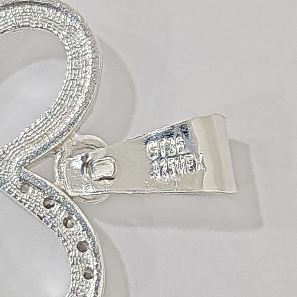 DIJE MARIPOSA C/CIRCONIAS PLATA .925 2.3 GR (NUEVO)