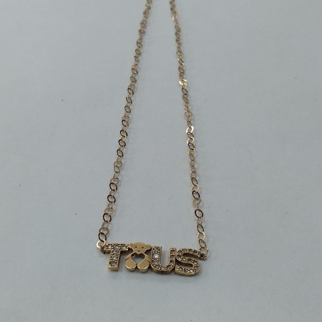 CADENA, DIJE ORO 14 K 6.2 GRMS (SEMINUEVO)