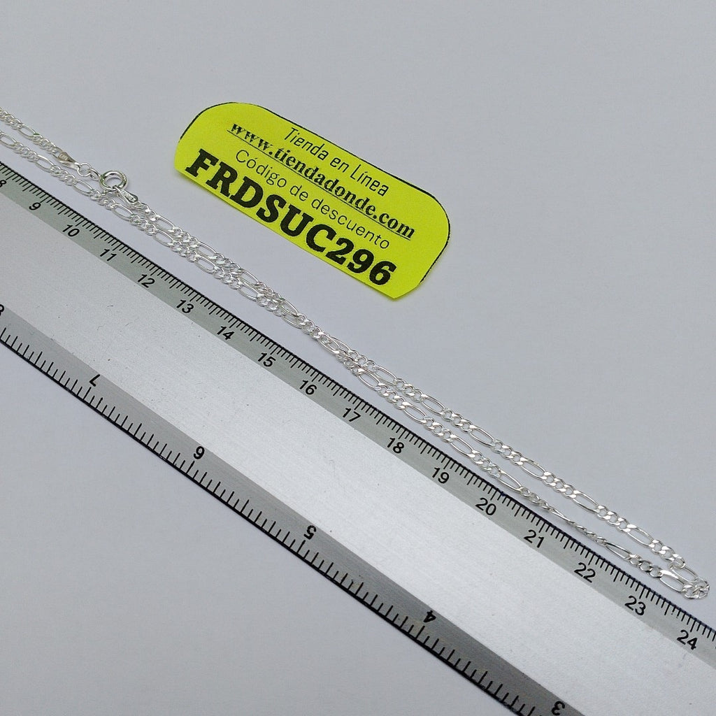 CADENA TEJIDO 3X1 PLATA .925 50 CM 4.2 GR (NUEVO)