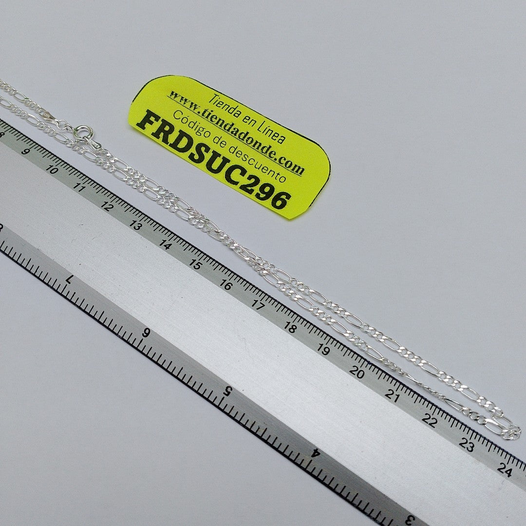 CADENA TEJIDO 3X1 PLATA .925 50 CM 4.2 GR (NUEVO)