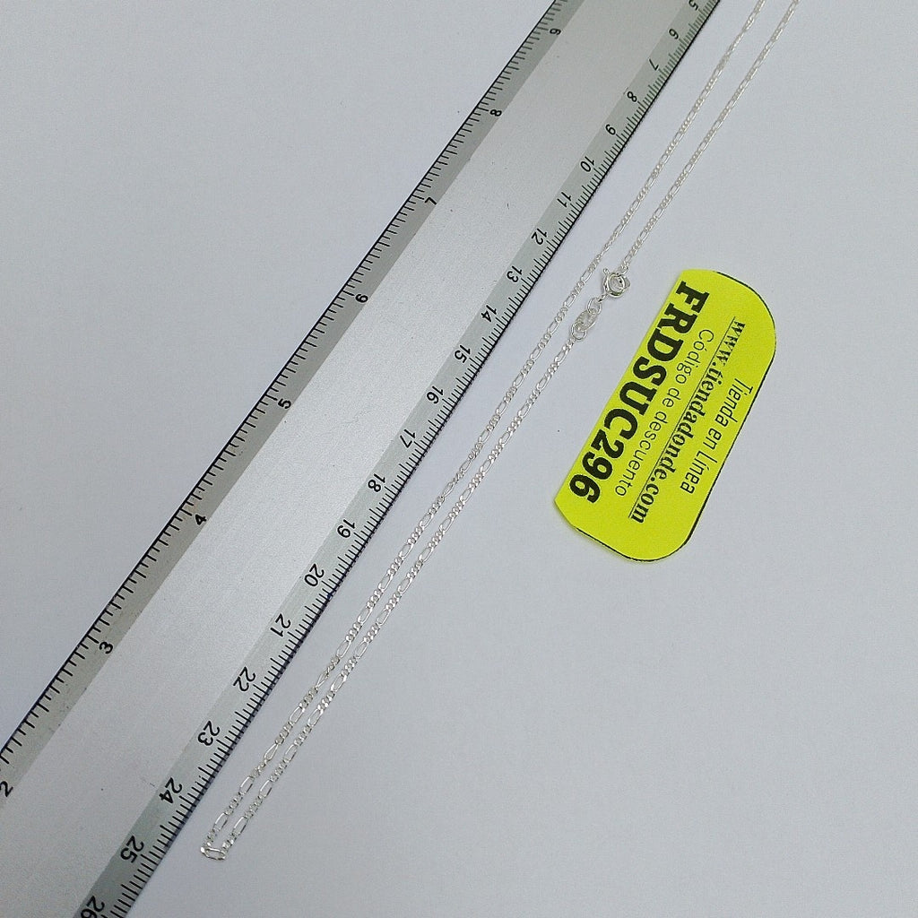 CADENA TEJIDO 3X1 PLATA .925 50 CM 2.3 GR (NUEVO)