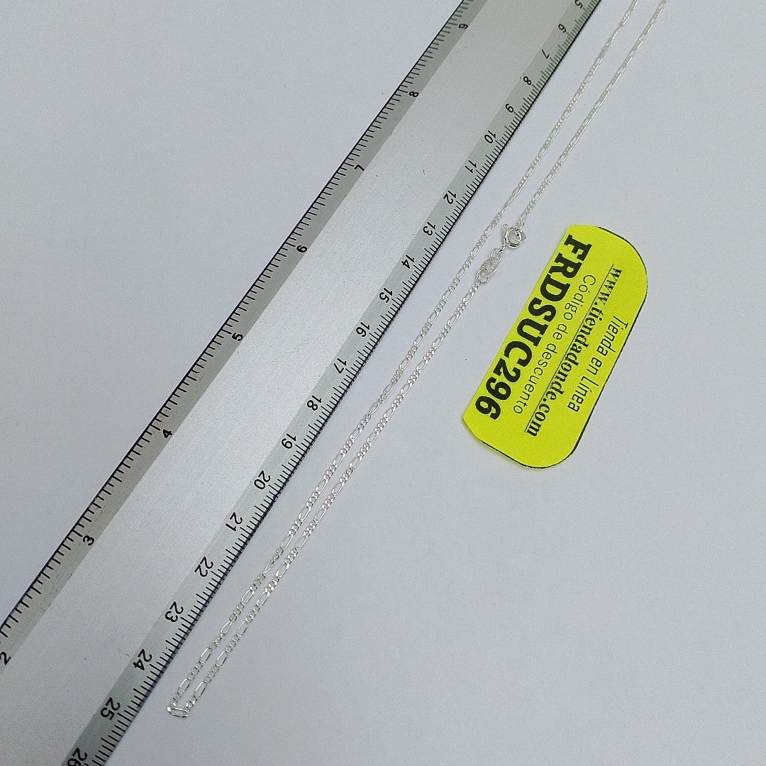 CADENA TEJIDO 3X1 PLATA .925 50 CM 2.3 GR (NUEVO)