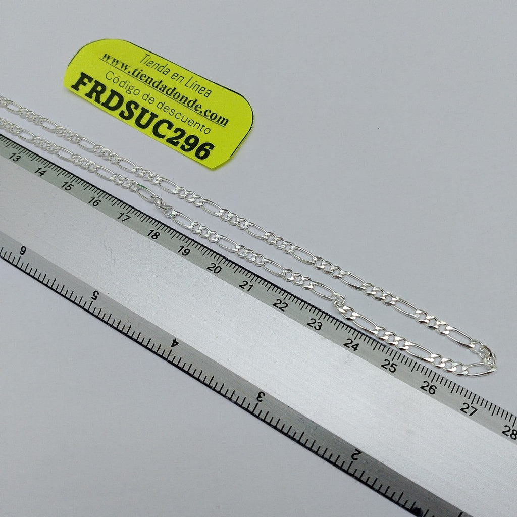 CADENA TEJIDO 3X1 PLATA .925 55 CM 7.8 GR (NUEVO)