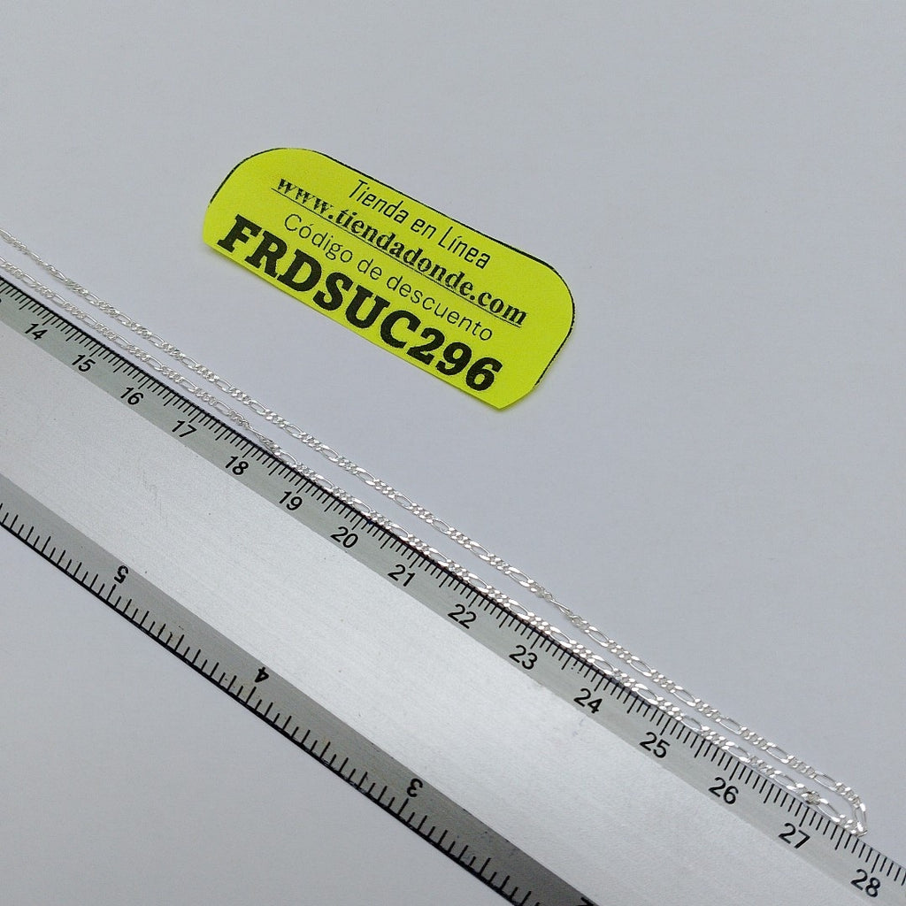 CADENA TEJIDO 3X1 PLATA .925 55 CM 2.3 GR (NUEVO)