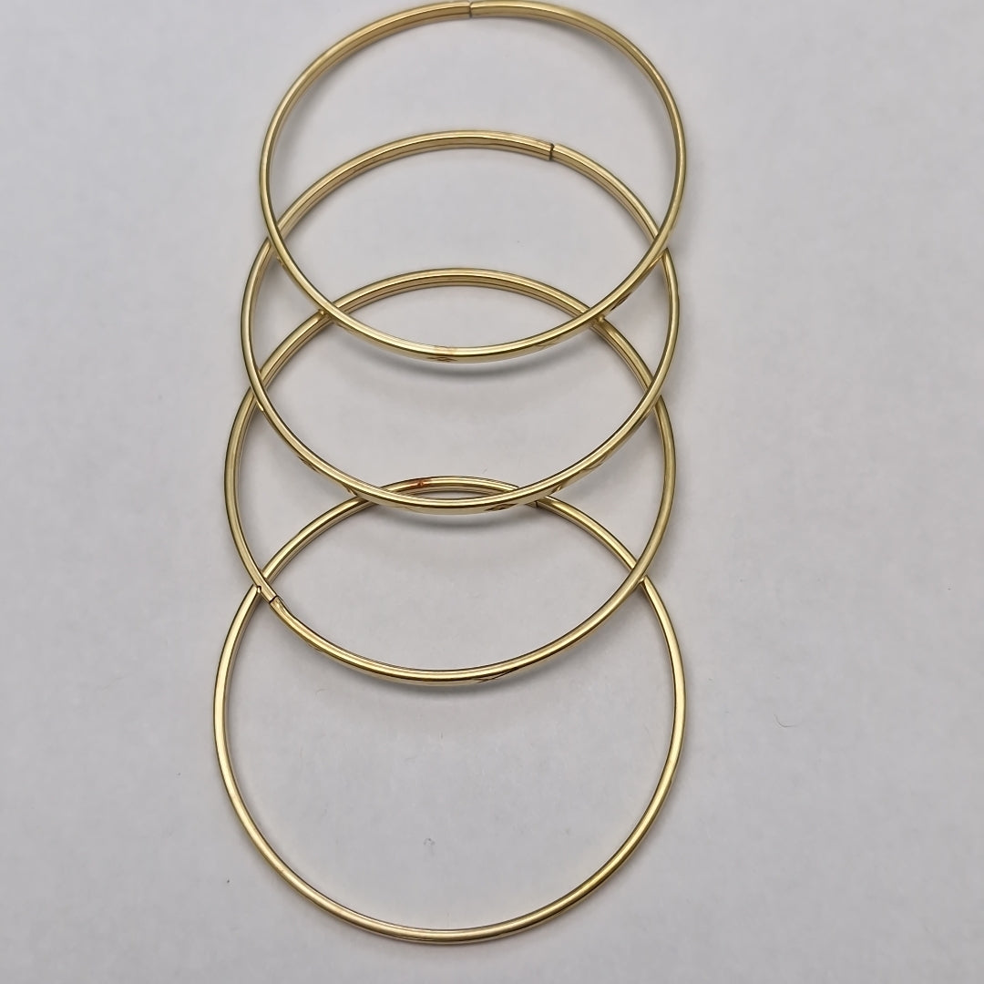 PULSERA RIGIDA ORO 8 K 11.8 GRMS (SEMINUEVO)