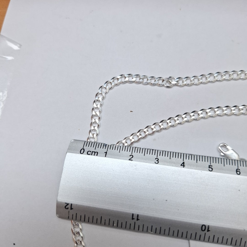 CADENA TEJIDO BARBADO PLATA .925 60 CM 14.1 GR (NUEVO)