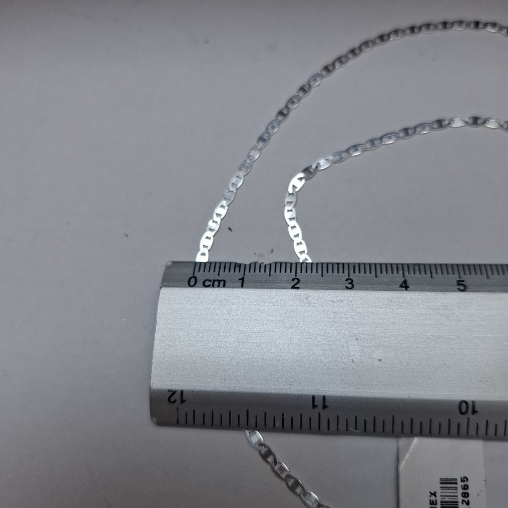 CADENA TEJIDO ESPEJO PLATA .925 55 CM 4.1 GR (NUEVO)
